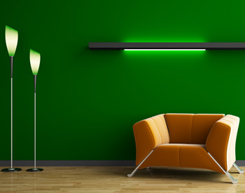 green interior