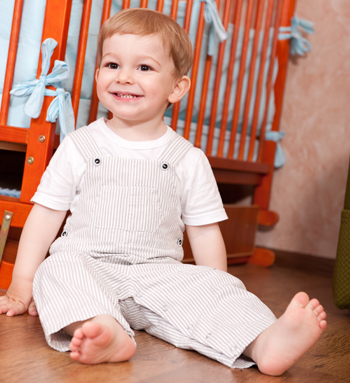 baby boy sitting down
