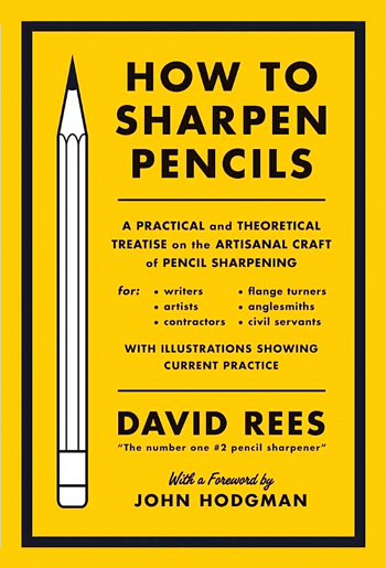 how to sharpen pencils book