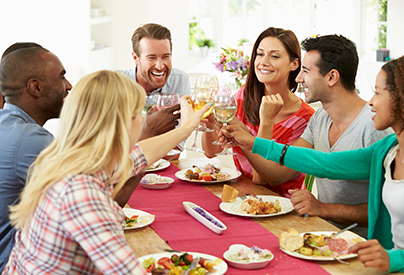 dinner party friends