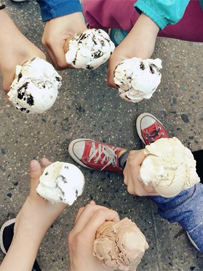 ice cream cones