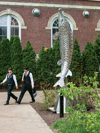 fish statue