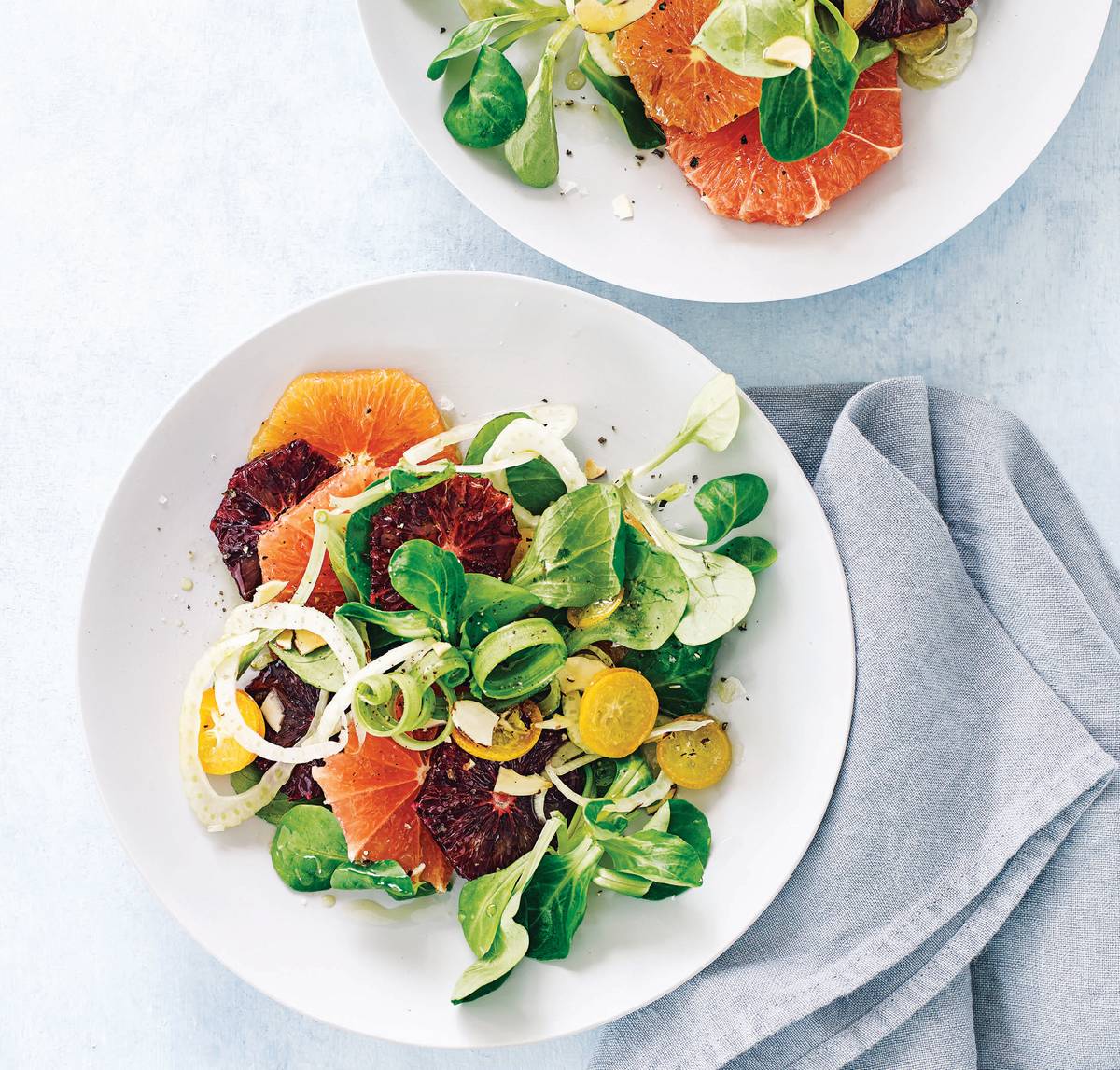 Mixed Citrus Salad with Mâche & Fennel, healthy recipes