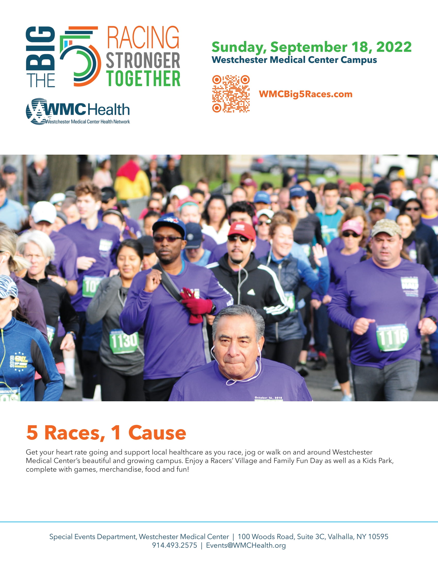 The Big 5: Racing Stronger Together presented by WMCHealth - Hudson Valley  Magazine